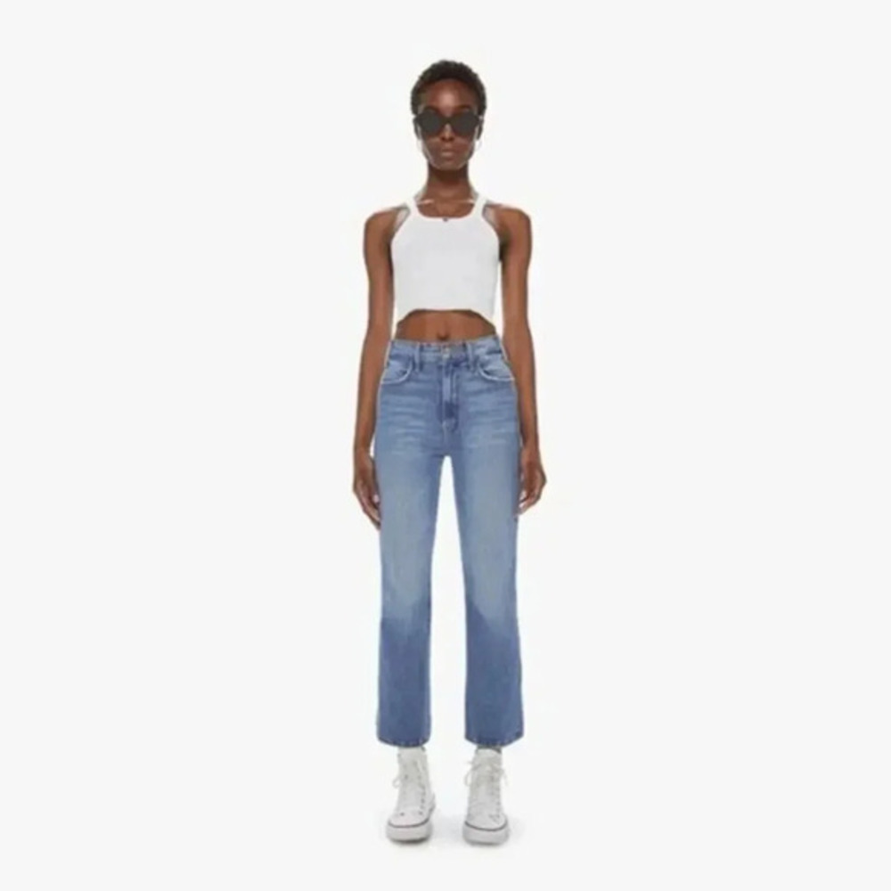 NWT MOTHER The hustle ankle scenic route womens jeans size 31